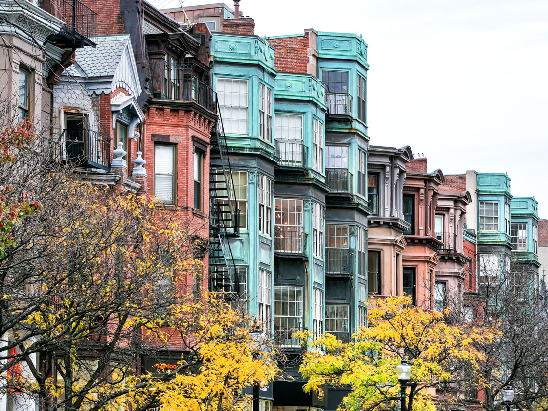 Newbury Street Boston Duck Tours   Newbury Street Buildings 